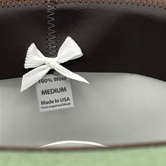 NEW!! Stetson Whippet B Wool Fedora. Size Medium - Picture 6 of 7